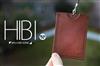 HIBI手做真皮卡套（布朗尼色）