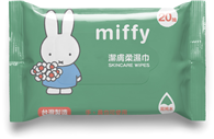 miffy潔膚柔濕巾-20抽(綠)