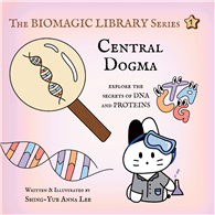 生物魔法圖書館系列︰中心法則THE BIOMAGIC LIBRARY SERIES – CENTRAL DOGMA》【雙語－英文、中文（翻轉書）】