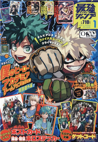 最強JUMP 1月號/2026─附遊戲王RD卡片＆航海王卡片＆七龍珠卡片＆神樂鉢卡片＆我的英雄學院閃亮貼紙組＆明信片＆神樂鉢明信片