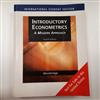 Introductory Econometrics－ A Modern Approach