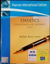 Statistics for business& economics