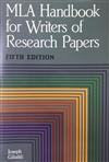 MLA handbook for writers of research papers