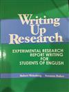 Writing up research : experimental research report writing for students of English