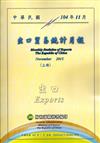 中華民國104年11月出口貿易統計月報(上下不分售)