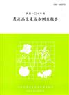 農產品生產成本調查報告107年