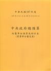 中央政府總預算附屬單位預算及綜計表-營業部分審定表107年