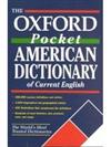 The pocket Oxford American dictionary of current English