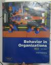 Behavior in Organizations.