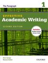 Effective Academic Writing: The Paragraph, Level 1