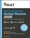 GMAT Official Guide 2020 Verbal Review : Book + Online Question Bank