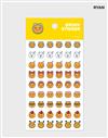 [KAKAO FRIENDS]pvc透明角色表情貼紙-RYAN