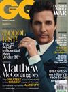 GQ 英國版 12月號/2014：Matthew McConaughey