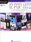 12 POP HITS (Violin) +Audio Access