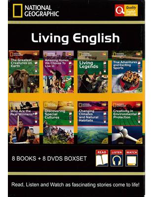 National Geographic: Living English (8 Books + 8 DVDS Boxset) | 拾書所
