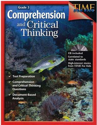 Time for kids: Comprehension and Critical Thinking Grade 3 (with CD) | 拾書所