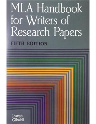 MLA handbook for writers of research papers /