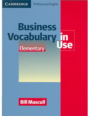 Business Vocabulary in Use Elementary | 拾書所