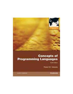 CONCEPTS OF PROGRAMMING LANGUAGE 10/E（V-PIE） | 拾書所