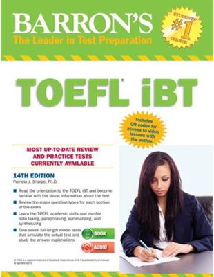 Barron’s TOEFL IBT Internet-Based Test 14th Edition with Audio CDs | 拾書所