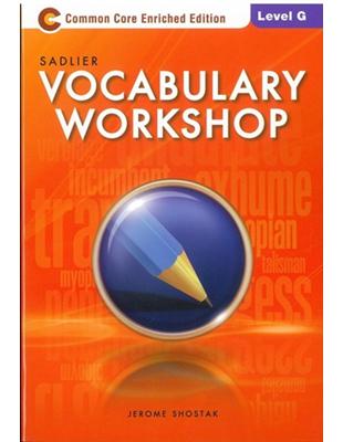 Sadlier Vocabulary Workshop Level G: Student Edition | 拾書所