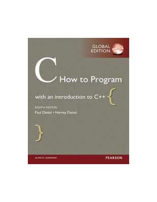 C HOW TO PROGRAM 8/E (G-PIE) | 拾書所