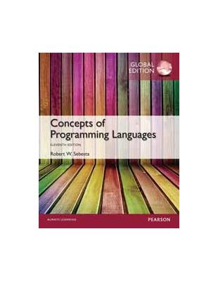 CONCEPTS OF PROGRAMMING LANGUAGES 11/E (GE) | 拾書所