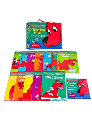 Clifford Phonics Fun： Reading Program Pack 1 (12 Books CD)