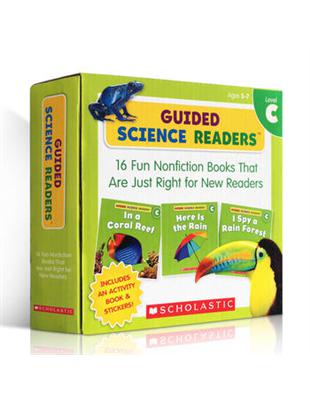 Guided Science Readers: Level C Parent pack(16 books(8 page)/16page activity book/parent tip sheet