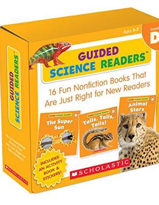 Guided Science Readers: Level D Parent pack(16 books(8 page)/16page activity book/parent tip sheet