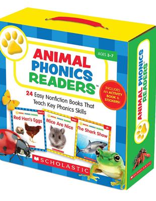 Scholastic Animal Phonics Readers(24 books with Audio CD) | 拾書所