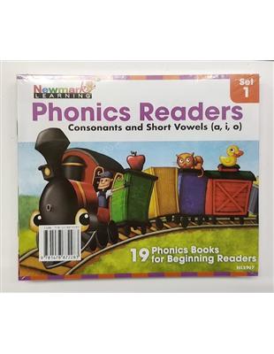 Newmark Phonics Readers Box 1: Consonants & Short Vowels (a, i, o) 19 Books, 1 Activity Guide | 拾書所