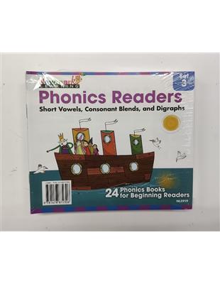 Newmark Phonics Readers Box 3: Short Vowels, Consonant Blends & Digraphs 24 Books, 1 Activity Guide | 拾書所
