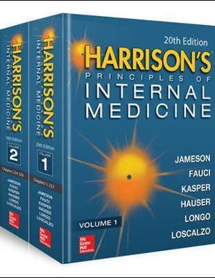 Harrison's principles of internal medicineeditors, J. Larry Jameson, Dennis L. Kasper, Dan L. Longo, Anthony S. Fauci, Stephen L. Hauser, Joseph Loscalzo.