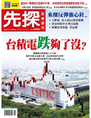 先探投資週刊 0707/2022 第2203期：台積電跌夠了沒？ (電子書)