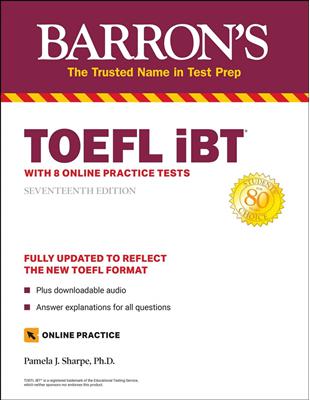 Barron’s TOEFL IBT Internet-Based Test. 17/e (W/8 Online Practice Tests) | 拾書所